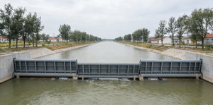 Автоматическая гидравлическая система затворов для контроля наводнений в реках и водохранилищах, предотвращающая быстрые затопления - Product Image 6