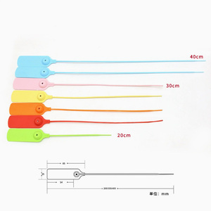 Étiquettes de sécurité en plastique jetables, scellés de sécurité anti-effraction à serrage progressif pour la logistique, les chaussures, les sacs, les conteneurs et la marquage - Product Image 2