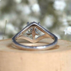 Anello Cavo Rotondo con Micro Pavé di Zirconi per Donne, Gioiello da Dito Semplice e alla Moda - Product Image 4
