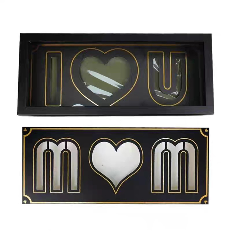 Wholesale luxury paper Mother<i></i>'s Day bouquet packaging box New Valentine<i></i>'s Day transparent flower gift box