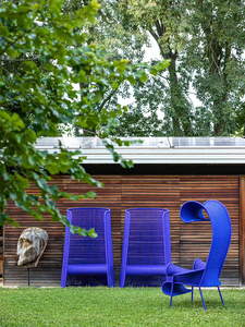 ENSEMBLE <span class=keywords><strong>DE</strong></span> CHAISES D'EXTÉRIEUR <span class=keywords><strong>EN</strong></span> SANGLE <span class=keywords><strong>EN</strong></span> ROTIN MEUBLES <span class=keywords><strong>DE</strong></span> JARDIN DESIGNS HAUT <span class=keywords><strong>DE</strong></span> GAMME - Product Image 5