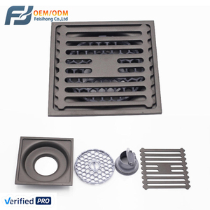 Siphon <span class=keywords><strong>de</strong></span> <span class=keywords><strong>sol</strong></span> carré 10 cm en acier inoxydable, anti-odeur, anti-colmatage, drain rapide, pour salle <span class=keywords><strong>de</strong></span> bain, douche, cuisine, balcon, couvercle <span class=keywords><strong>de</strong></span> drain <span class=keywords><strong>de</strong></span> déchets - Product Image 1