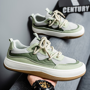 Spring Men's Ultra-Light Thick-Tread Elastic Fitness Shoes 2026 New Style Breathable Versatile Casual Sneakers Trend - Product Image 2