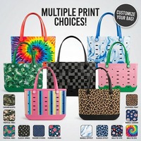 Sac fourre-tout en EVA à imprimé léopard, sac de plage à motif animal, sac de piscine imperméable, sac de voyage d'été tendance pour femme, vente en gros