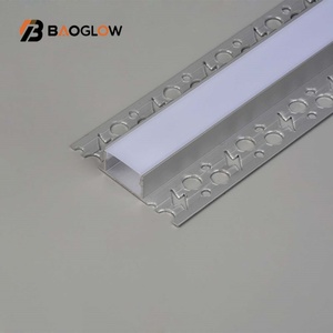 ขายส่งคุณภาพสูง โปรไฟล์อลูมิเนียม LED สำหรับฝ้าเพดานยิปซัมแบบแห้ง ขนาด 20*13 ซม. พร้อมลวดลายลูกไม้ตามสั่ง สำหรับติดตั้งไฟ LED บนแผ่นยิปซัม - Product Image 4