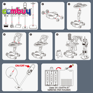 Ít Helper đồ chơi giả vờ chơi trò chơi giỏ hàng trẻ em Đồ chơi làm sạch xe - Product Image 6