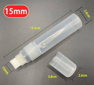 Bút Trong Suốt Ống Tùy Chỉnh Phẳng Xiên Tip Sơn Đánh Dấu Với Bảng Trắng Bằng Văn Bản Vừa Rỗng <span class=keywords><strong>Refillable</strong></span> Đánh Dấu Bút - Product Image 2