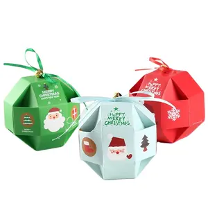 Nouvelle boîte-cadeau de Noël créative avec des boîtes de papier d'image mignonnes de père Noël