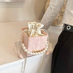 2024 <b>Pearl</b> Handheld Chain Crossbody Bag For Women New Trendy Fashion Popular Versatile Mini <b>Handbags</b> - Product Image 5