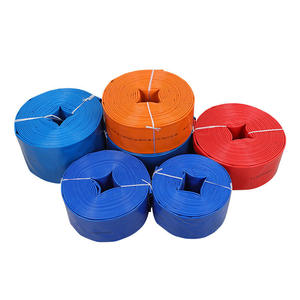 Manguera de agua plana de PVC de alta presión de <span class=keywords><strong>6</strong></span> pulgadas para sistema de riego y goteo agrícola 8Bar Flexibilidad - Product Image 2