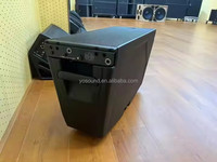 Sistema de sonido alimentado por audio profesional dual de 10 pulgadas Altavoces de matriz de línea activa para escenario