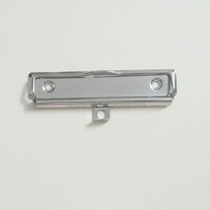 Cina stazionario forniture per ufficio commerciale 120mm argento File di File Clip a molla piatta in metallo blocco appunti <span class=keywords><strong>con</strong></span> gancio gancio - Product Image 2