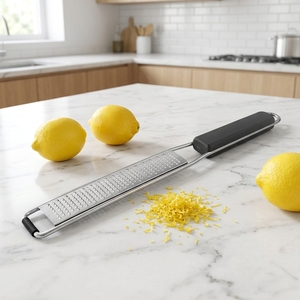 Stainless Steel Multifunction <strong>Fine</strong> <strong>Grater</strong> Zester Garlic Chopper Nutmeg/Spice Grinder Non-slip Grip Smart Design Multi-Piece Tool - Product Image 3
