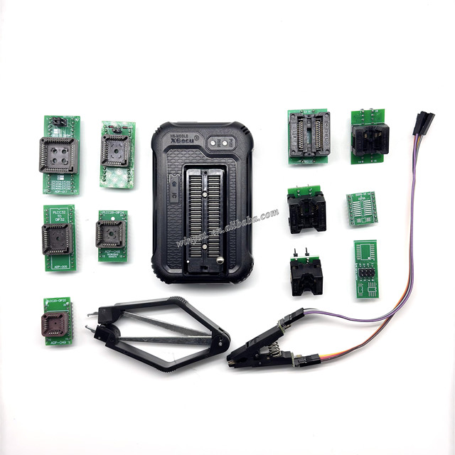 XGecu T48 SPI Nand Flash MCU programmer TL866II Plus with 13 adapters