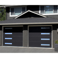 Portes de garage isolées pour maisons avec panneaux de porte de garage sectionnelle et système de levage automatique