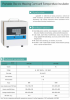 Incubadora Portátil de Convección Natural Programable de 2L y 220V con PID para Laboratorio Médico