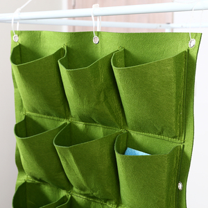 Planteur de jardin <span class=keywords><strong>Vertical</strong></span>, tissu à 9 poches pour <span class=keywords><strong>plantation</strong></span>, sacs de croissance - Product Image 4