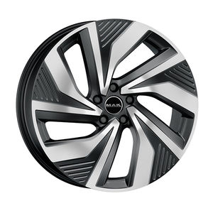 Cerchi in Lega Electra 7X19 5x108 et กระจกสีดำ48 - Product Image 1