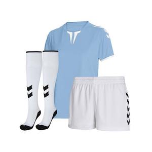 Ensemble d'uniformes de football personnalisés pour adultes – Maillot respirant à manches courtes, service OEM, short à taille élastique, chaussettes hautes – Tenue de sport - Product Image 2