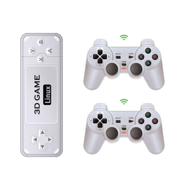Ampown Y6 Retro Game Console 4K 60fps hd Mi Output Low Latency GD10 TV Game Stick Dual Handle Portable Home Game Console for GBA