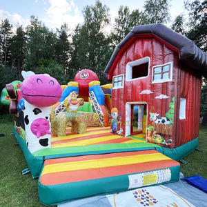 Maison gonflable <span class=keywords><strong>de</strong></span> cavaliers <span class=keywords><strong>de</strong></span> partie extérieure d'enfants avec le château plein d'entrain <span class=keywords><strong>de</strong></span> <span class=keywords><strong>grange</strong></span> gonflable d'Aufblasbare Hupfburg - Product Image 6