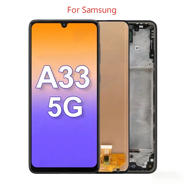 For Samsung Mobile Phone LCD HD A33 5G A30 A31 A32 A70 A72 Pantalla A336 A325 In-cell 6.4 LCD Display 1year Warranty