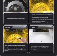 Ruban en coton insonorisant écologique PP PET pour intérieur de voiture, auto-adhésif, épaisseur variable 20 mm, faible teneur en COV, accepté par les constructeurs d'origine (OEM)