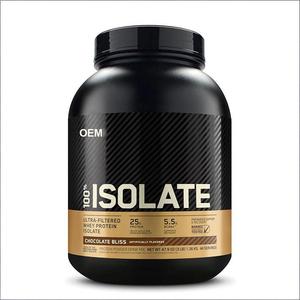 Suplementos de proteína de aislamiento de suero estándar de oro etiqueta OEM personalizada polvo de gimnasio al por mayor no para niños - Product Image 1