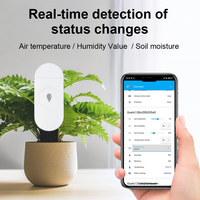 Haozee Zigbee3.0 capteur d'humidité du sol intelligent détecteur d'humidité de la température assistant domestique Zigbee2mqtt Compatible contrôlé par application