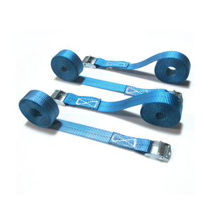 Großhandel Hochfeste 25mm Klemmschnalle Ladungssicherungsgurt mit Haken, Tiefenfarben-Polyester-Gurtband, Anpassbare Länge, Hebegurt - Product Image 1