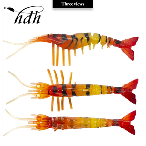 เหยื่อล่อสำหรับตกปลาแบบมีที่จับ,เหยื่อกุ้งเทียมเหยื่อปลาปลอมมีตัวช่วยในการต่อเข้าด้วยกัน - Product Image 5