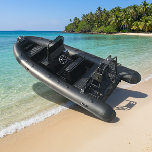 18ft Aluminum Hull RIB 560 Hypalon Inflatable Rowing Boat for Sale - Product Image 6