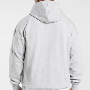 Custom OEM <b>Oversized</b> <b>Hoodies</b> Unisex High Quality Anti-shrink Wholesale 300gsm <b>Fleece</b> Slim Fit <b>Hoodies</b> for <b>Men</b> - Product Image 2