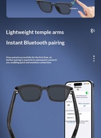 Lunettes de soleil intelligentes polarisées G06 avec contrôle tactile, audio, appels, musique, photos à distance, assistant vocal IA, monture PC, couleur tendance