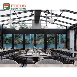 ตู้โชว์กาแฟความจุสูง ชั้นวางกระจก ชั้นวางสินค้า ตู้โชว์ร้านกาแฟ - Product Image 3