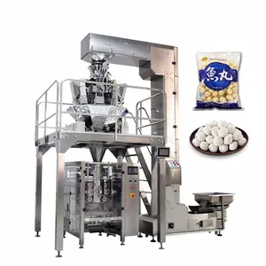 SmartWeigh Fully Automatic VFFS Packing Machine Multihead weigher scale frozen taro fish ball croquette packaging machine