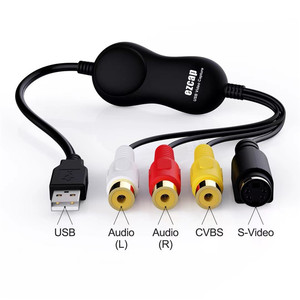 อะแดปเตอร์การ์ดจับภาพวิดีโอ2.0แบบ USB, VHS VCR TV ไปยังตัวแปลงรองรับ <span class=keywords><strong>Mac</strong></span> พร้อมสแนปช็อต - Product Image 4