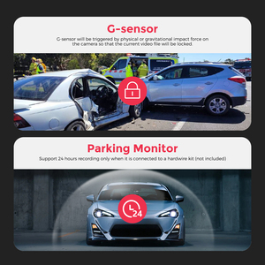 LINGDU LD06 Sony415 Dashcam 5K com 5G WiFi Controle de Voz GPS Integrado 24H Monitor de Estacionamento <span class=keywords><strong>Bluetooth</strong></span> 4K Frente e Traseira Dash Cam - Product Image 2