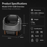 Toilette intelligente pour chat Songya, marque privée, couleur personnalisée, logo, emballage, fournisseur OEM