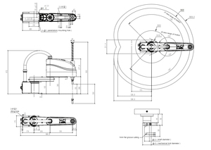 KOZA a Scara braccio robotico sistema con servomotore avanzato e riduttore ad alta velocità e alta precisione 10kg carico utile 600mm portata - Product Image 4
