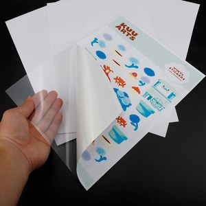 Papel Adhesivo Transparente Imprimible en Inyección de Tinta A3 A4, Hoja de Vinilo Adhesivo con Reverso Transparente, Mate o Brillante - Product Image 3