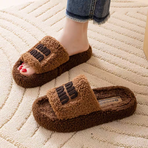 Diseño Coral Fleece Home Warm Women para zapatillas Características térmicas antideslizantes suaves para invierno Primavera Otoño - Product Image 6