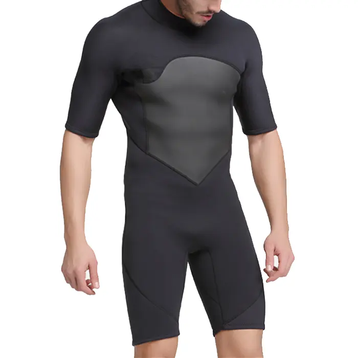 Thể Dục Thể Thao Ngắn Tay 2 Màu 2Mm Neoprene Wetsuit Cho Lặn