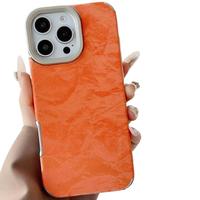 Pour 16 nouveaux étuis de téléphone portable en PU à grandes perforations, avec adhérence latérale en élastomère thermoplastique électroplaqué et velours montagne-neige