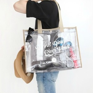 Transparent Waterproof PVC <b>Beach</b> <b>Bag</b> <b>Large</b> Capacity Swim Storage Tote Outdoor Travel Toiletry <b>Bag</b> - Product Image 4