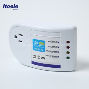 Protector <span class=keywords><strong>de</strong></span> Sobretensión y Baja Tensión para Electrodomésticos L219-120V 2400W AC, Material <span class=keywords><strong>de</strong></span> PC, Enchufe Estadounidense, <span class=keywords><strong>Regleta</strong></span> <span class=keywords><strong>de</strong></span> Alimentación - Product Image 2