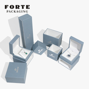 FORTE 2025 Boîte à bijoux en cuir PU avec logo personnalisé, nouvelle conception de boîtes d'emballage pour bijoux de luxe - Product Image 5