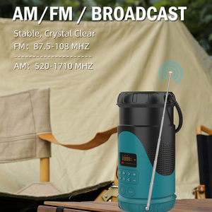 Linterna multifunción para acampar con altavoz Bluetooth, luz LED recargable, resistente al agua, portátil para exteriores, para senderismo y Picnic - Product Image 3
