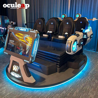 Simulateur de montagnes russes 9D pour 6 personnes, machine de jeu d'arcade 5D, simulateur de vol 7D, nouvelle expérience de divertissement AR/VR VR 12D Spaceship 2026