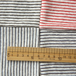 Haut <span class=keywords><strong>de</strong></span> gamme absorbant l'humidité doux en gros naturel rayé personnalisé concepteur multi couleur <span class=keywords><strong>lin</strong></span> mélangé t-shirt tissu - Product Image 1